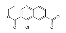 ethyl 4-chloro-6-nitroquinoline-3-carboxylate Structure