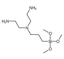 N'-(2-aminoethyl)-N'-(3-trimethoxysilylpropyl)ethane-1,2-diamine结构式