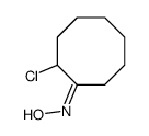 (NE)-N-(2-chlorocyclooctylidene)hydroxylamine Structure