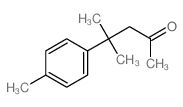 4-甲基-4(对甲苯基)-2-戊酮结构式