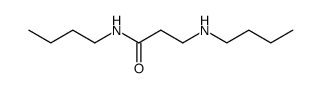 N,N'-dibutyl-3-aminopropanamide结构式