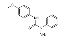 1-amino-3-(4-methoxyphenyl)-1-phenylthiourea Structure