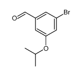 3-溴-5-异丙氧基苯甲醛结构式