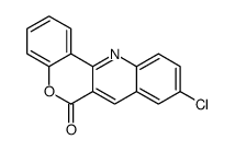 9-chlorochromeno[4,3-b]quinolin-6-one结构式