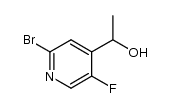 1-(2-溴-5-氟吡啶-4-基)乙烷-1-醇结构式