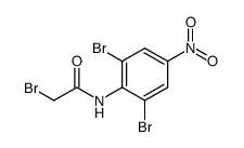 2-bromo-N-(2,6-dibromo-4-nitrophenyl)acetamide结构式
