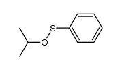 O-i-propyl benzenesulphenate结构式
