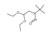 N-(tert-butyl)-N-(2,2-diethoxyethyl)nitrous amide结构式