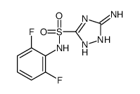 3-amino-N-(2,6-difluorophenyl)-1H-1,2,4-triazole-5-sulfonamide Structure