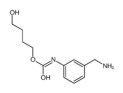 4-hydroxybutyl N-[3-(aminomethyl)phenyl]carbamate Structure