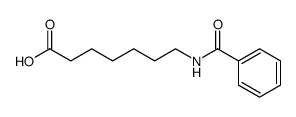 7-(benzoylamino)heptanoic acid结构式