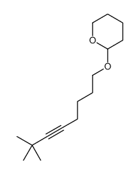 2-(7,7-dimethyloct-5-ynoxy)oxane结构式