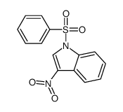 1-(benzenesulfonyl)-3-nitroindole结构式