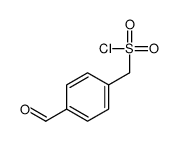 (4-formylphenyl)methanesulfonyl chloride Structure