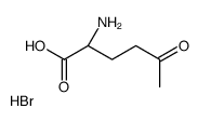 (S)-2-氨基-5-氧代己酸,氢溴酸盐结构式