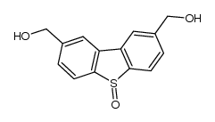 2,8-di(hydroxymethyl)dibenzothiophene S-oxide Structure