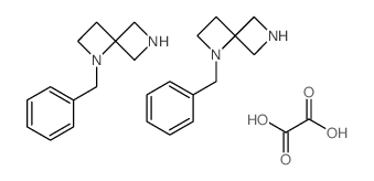 1-苄基-1,6-二氮杂螺[3.3]庚烷 半草酸酯结构式