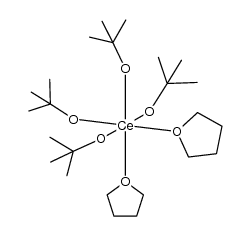 Ce(tert-butoxide)4(tetrahydrofuran)2结构式