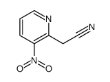 2-(3-硝基吡啶-2-基)乙腈结构式