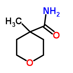 4-Methyltetrahydro-2H-pyran-4-carboxamide Structure