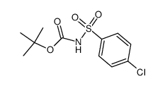 N-boc-4-chlorobenzenesulfonamide Structure