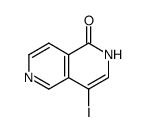 4-iodo-1,2-dihydro-2,6-naphthyridin-1-one Structure