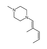 Piperazine, 1-methyl-4-(2-methyl-1,3-pentadienyl)-, (Z,E)- (9CI) Structure