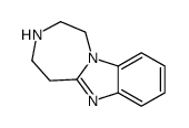 2,3,4,5-四氢-1H-苯并[4,5]咪唑并[1,2-d][1,4]二氮杂卓结构式