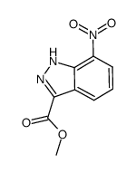 7-nitro-1H-indazole-3-carboxylic acid methyl ester Structure