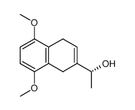 (R)-1-(5,8-Dimethoxy-1,4-dihydro-naphthalen-2-yl)-ethanol结构式