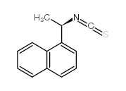 (R)-(-)-1-(1-萘基)异硫氰酸乙酯结构式