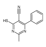 2-methyl-6-phenyl-4-sulfanylidene-1H-pyrimidine-5-carbonitrile Structure