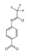 2,2,2-trifluoro-N-(4-nitrophenyl)ethanimidoyl chloride Structure