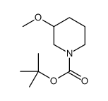 tert-butyl 3-methoxypiperidine-1-carboxylate Structure