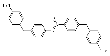 bis-[4-(4-amino-benzyl)-phenyl]-diazene-N-oxide结构式