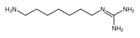 N1-鸟苷基-1,7-二氨基庚烷(GC7)结构式