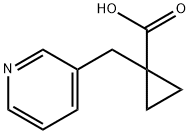 1-(吡啶-3-基甲基)环丙烷-1-羧酸结构式