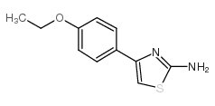 4-(4-乙氧基苯基)-1,3-噻唑-2-胺结构式