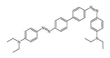 4-[[4-[4-[[4-(diethylamino)phenyl]diazenyl]phenyl]phenyl]diazenyl]-N,N-diethylaniline结构式