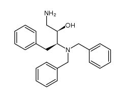 (2R,3S)-1-amino-3-(dibenzylamino)-4-phenylbutan-2-ol Structure