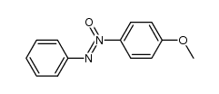 (4-methoxyphenyl)phenyldiazene 1-oxide结构式
