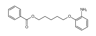 5-(2-aminophenoxy)pentyl benzoate Structure