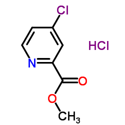 4-氯-2-吡啶甲酸甲酯盐酸盐结构式
