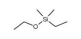 dimethylethylethoxysilane结构式