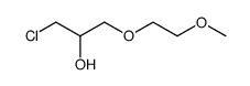 1-Chloro-3-(2-methoxyethoxy)propan-2-ol Structure