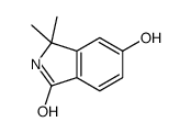 5-羟基-3,3-二甲基异吲哚啉-1-酮结构式