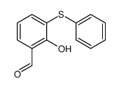 2-hydroxy-3-phenylsulfanylbenzaldehyde Structure