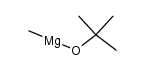 Methylmagnesium-tert.-butoxid (kinetische Form)结构式