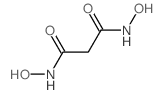 N,N-dihydroxypropanediamide Structure