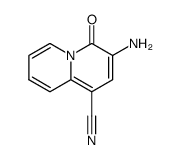 3-amino-1-cyano-4H-pyrido[1,2-a]pyridin-4-one Structure